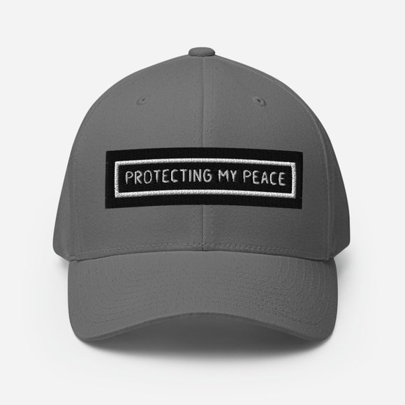 Protecting My Peace Bar Structured Twill Cap - Picture 5 of 8